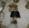 черный светильник в стиле мини лампа цоколь Е27